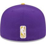 Official Los Angeles Lakers mens los angeles lakers new era purplegold gameday gold pop stars 59fifty fitted hat | Lakers Shop
