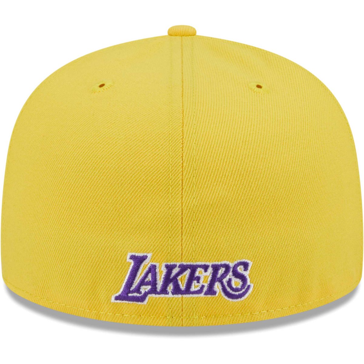 Official Los Angeles Lakers mens los angeles lakers new era purplegold gameday wordmark 59fifty fitted hat | Lakers Shop