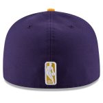 Official Los Angeles Lakers mens los angeles lakers new era purplegold official team color 2tone 59fifty fitted hat | Lakers Shop