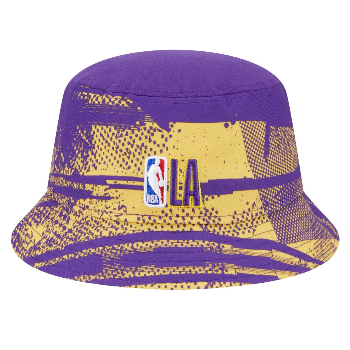 Official Los Angeles Lakers mens los angeles lakers new era purplegold tip-off bucket hat | Lakers Shop