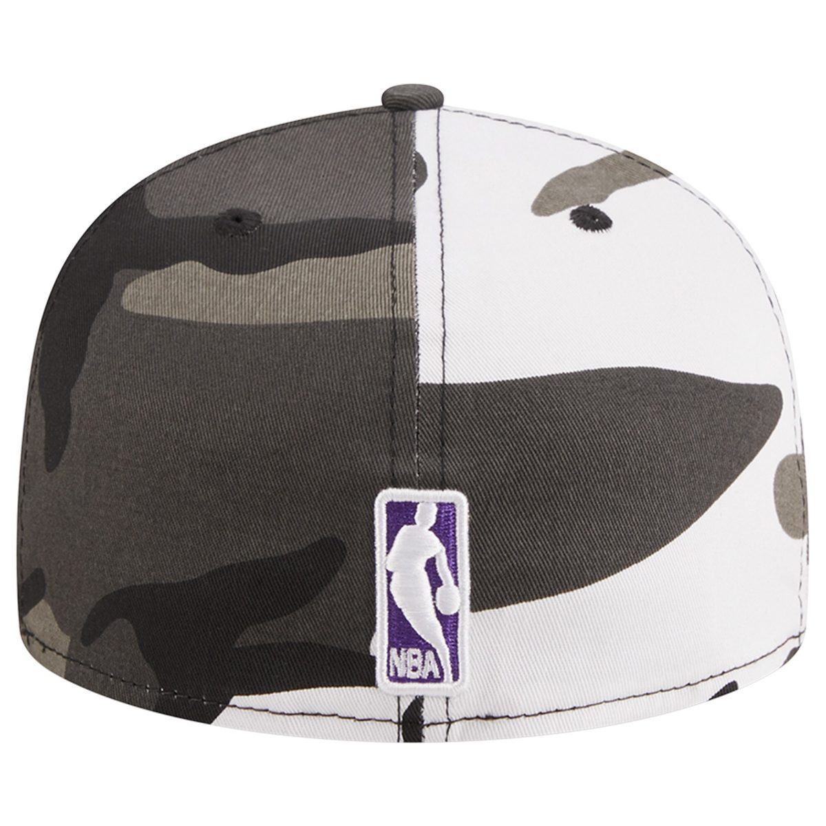 Official Los Angeles Lakers mens los angeles lakers new era snow camo 59fifty fitted hat | Lakers Shop