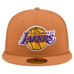 Official Los Angeles Lakers mens los angeles lakers new era tan color pack 59fifty fitted hat | Lakers Shop