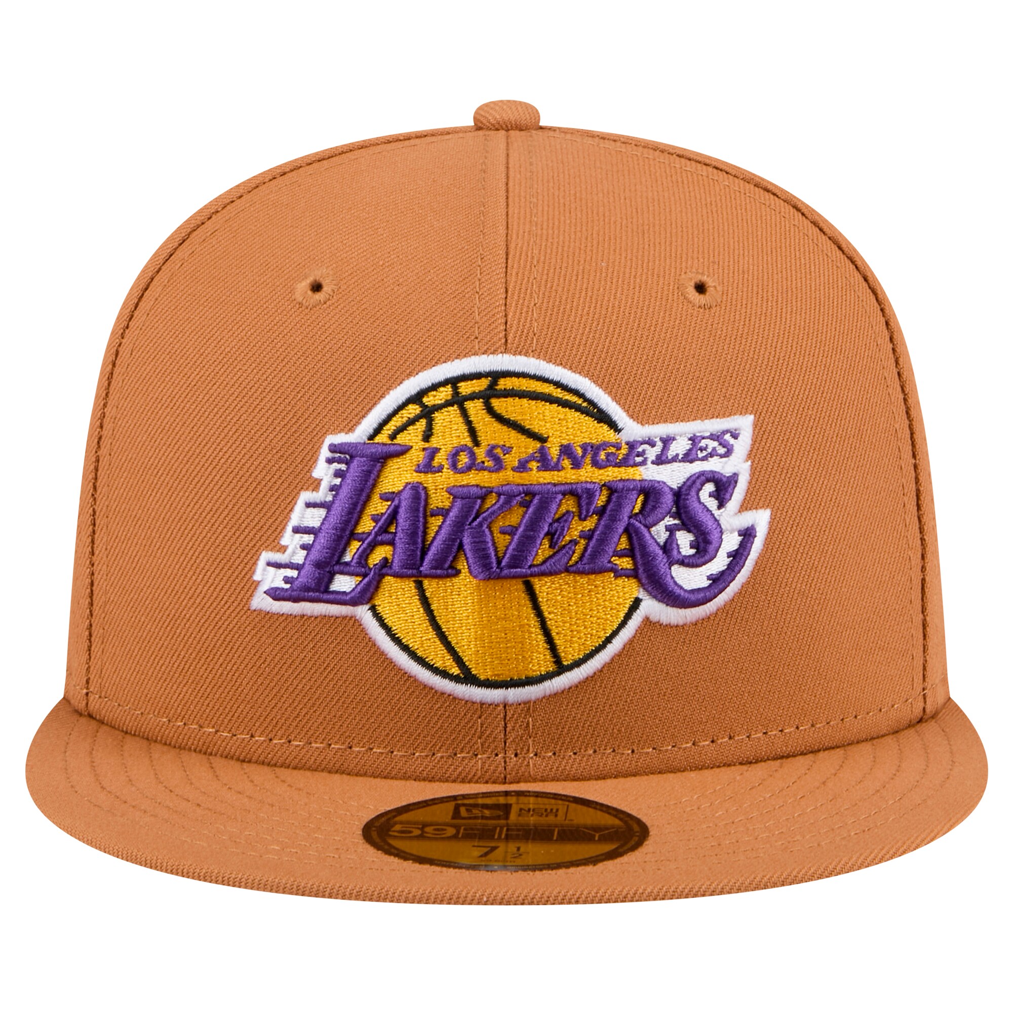 Official Los Angeles Lakers mens los angeles lakers new era tan color pack 59fifty fitted hat | Lakers Shop