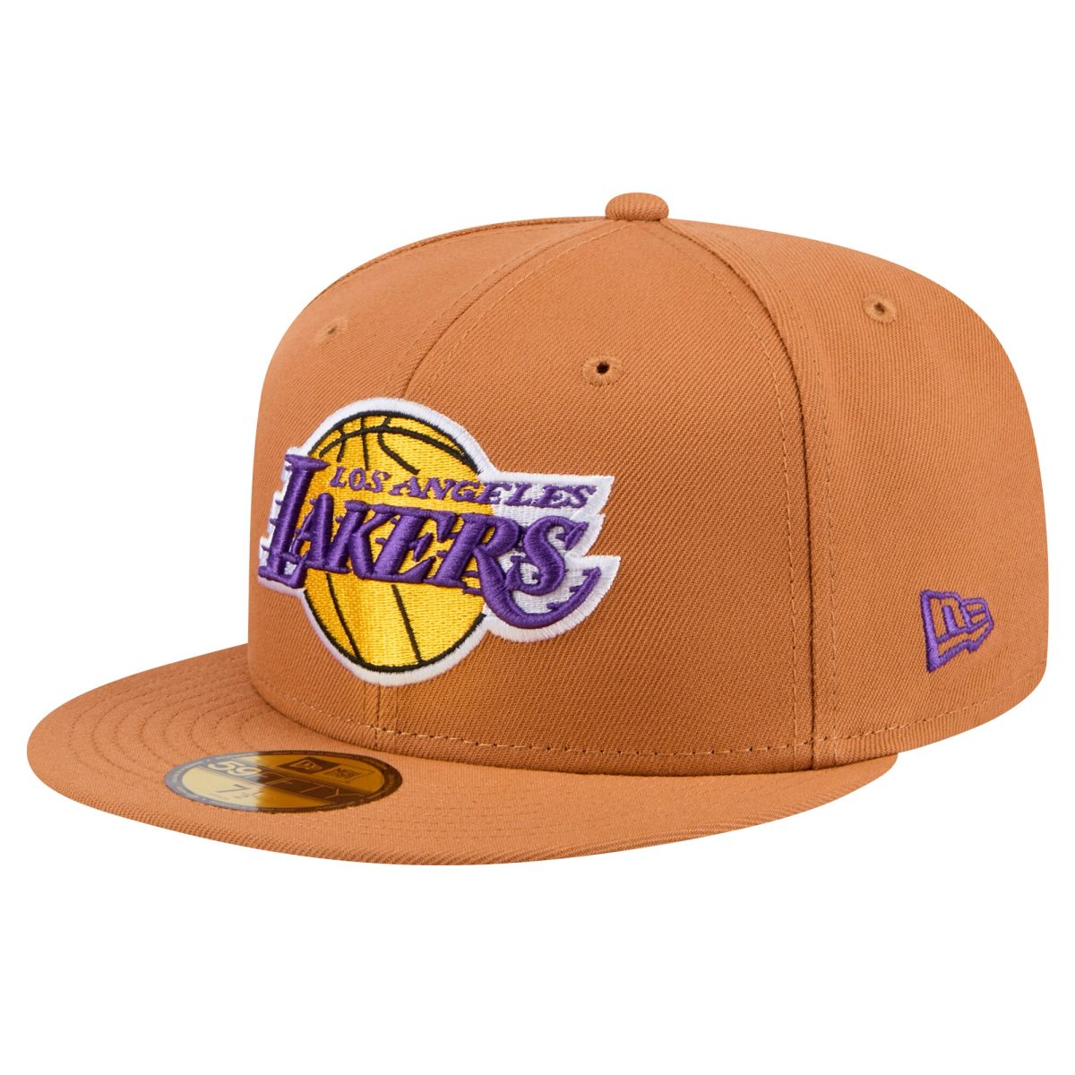 Official Los Angeles Lakers mens los angeles lakers new era tan color pack 59fifty fitted hat | Lakers Shop