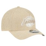 Official Los Angeles Lakers mens los angeles lakers new era tan injection woven a-frame 9forty adjustable hat | Lakers Shop