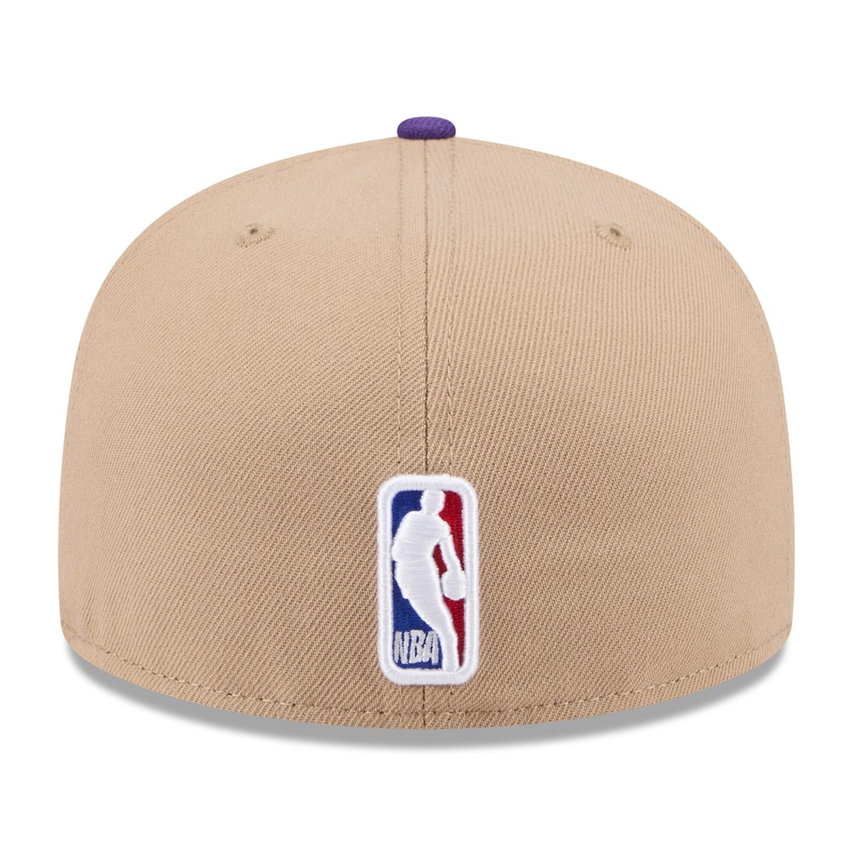 Official Los Angeles Lakers mens los angeles lakers new era tanpurple 2024 nba draft 59fifty fitted hat | Lakers Shop