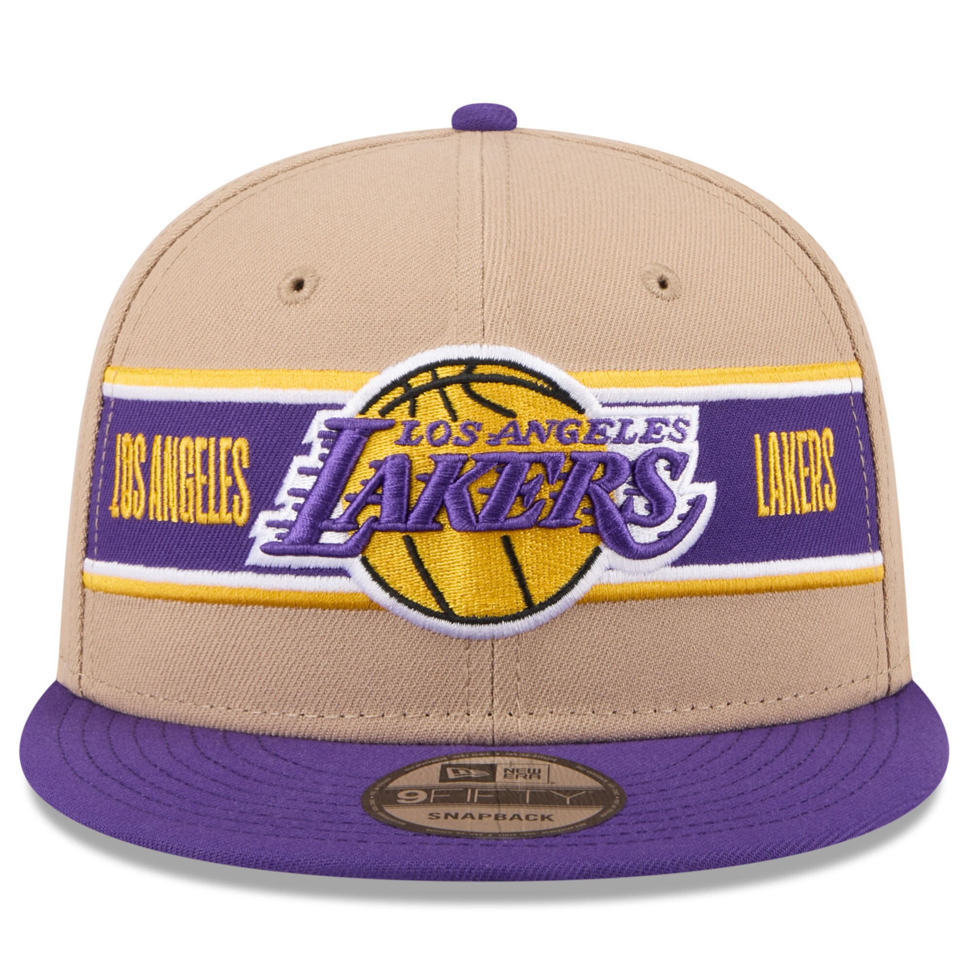 Official Los Angeles Lakers mens los angeles lakers new era tanpurple 2024 nba draft 9fifty snapback hat | Lakers Shop