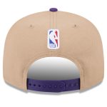 Official Los Angeles Lakers mens los angeles lakers new era tanpurple 2024 nba draft 9fifty snapback hat | Lakers Shop