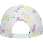 Official Los Angeles Lakers mens los angeles lakers new era white palm trees and waves golfer adjustable hat | Lakers Shop