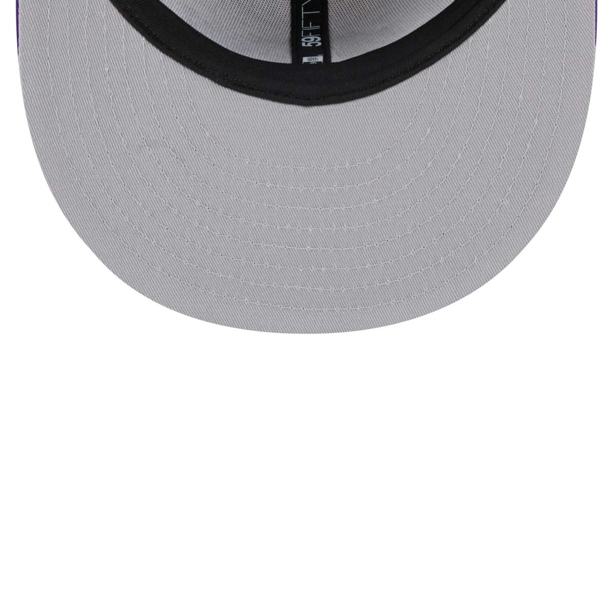 Official Los Angeles Lakers mens los angeles lakers new era white throwback satin 59fifty fitted hat | Lakers Shop