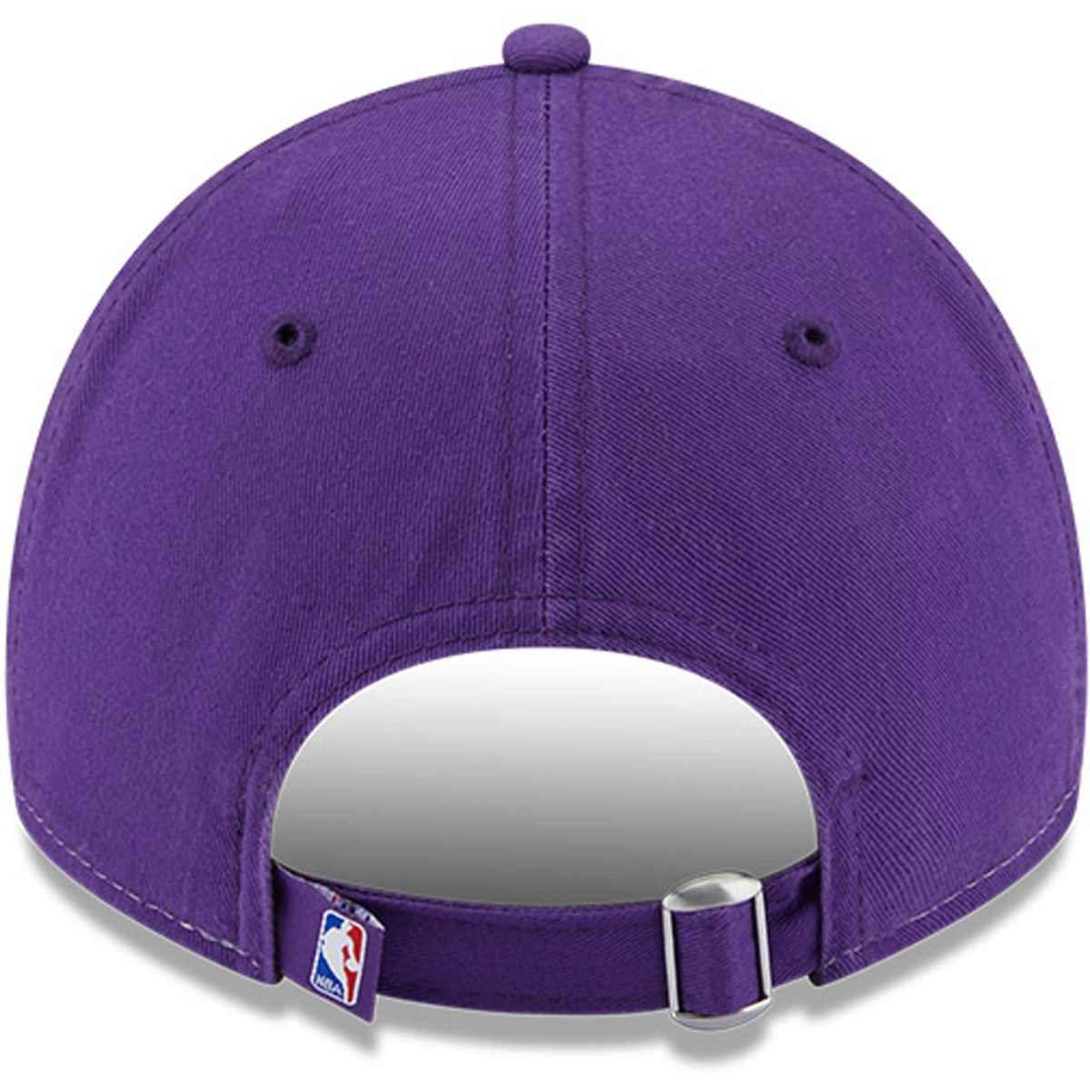 Official Los Angeles Lakers mens los angeles lakers new era whitepurple back half 9twenty adjustable hat | Lakers Shop