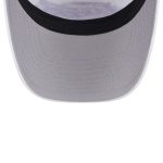 Official Los Angeles Lakers mens los angeles lakers new era whitepurple court sport foam a-frame 9forty adjustable trucker hat | Lakers Shop
