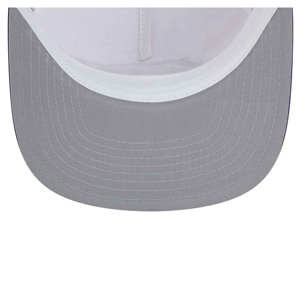 Official Los Angeles Lakers mens los angeles lakers new era whitepurple dip-dye 9fifty a-frame trucker snapback hat | Lakers Shop