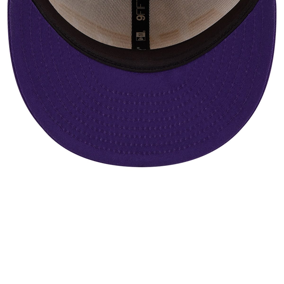 Official Los Angeles Lakers mens los angeles lakers new era whitepurple throwback gradient tech font 9fifty snapback hat | Lakers Shop