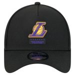 Official Los Angeles Lakers mens los angeles lakers new era x bristol studio black dynasty edition 9forty a-frame adjustable hat | Lakers Shop