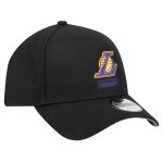 Official Los Angeles Lakers mens los angeles lakers new era x bristol studio black dynasty edition 9forty a-frame adjustable hat | Lakers Shop