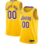 Official Los Angeles Lakers mens los angeles lakers nike gold 202021 swingman custom jersey – icon edition | Lakers Shop