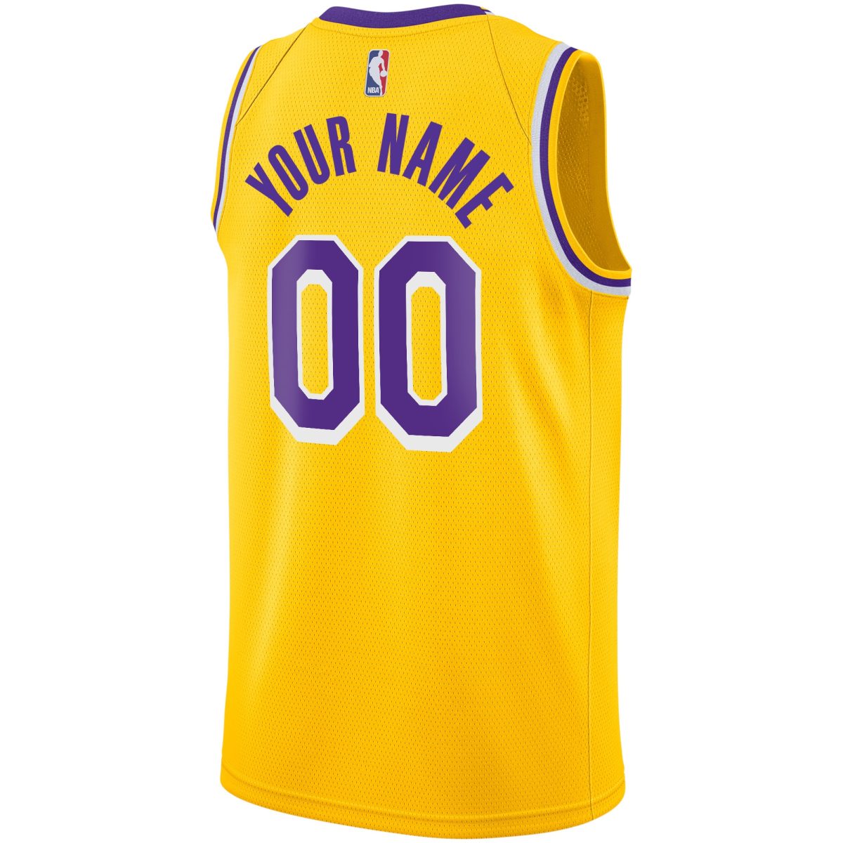 Official Los Angeles Lakers mens los angeles lakers nike gold custom swingman jersey – icon edition | Lakers Shop