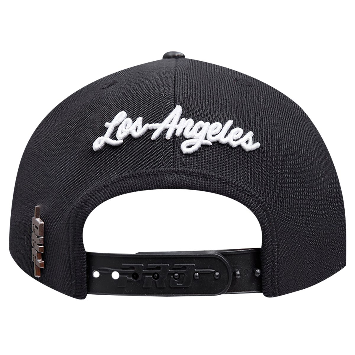 Official Los Angeles Lakers mens los angeles lakers pro standard black paint the city pinch front snapback hat | Lakers Shop