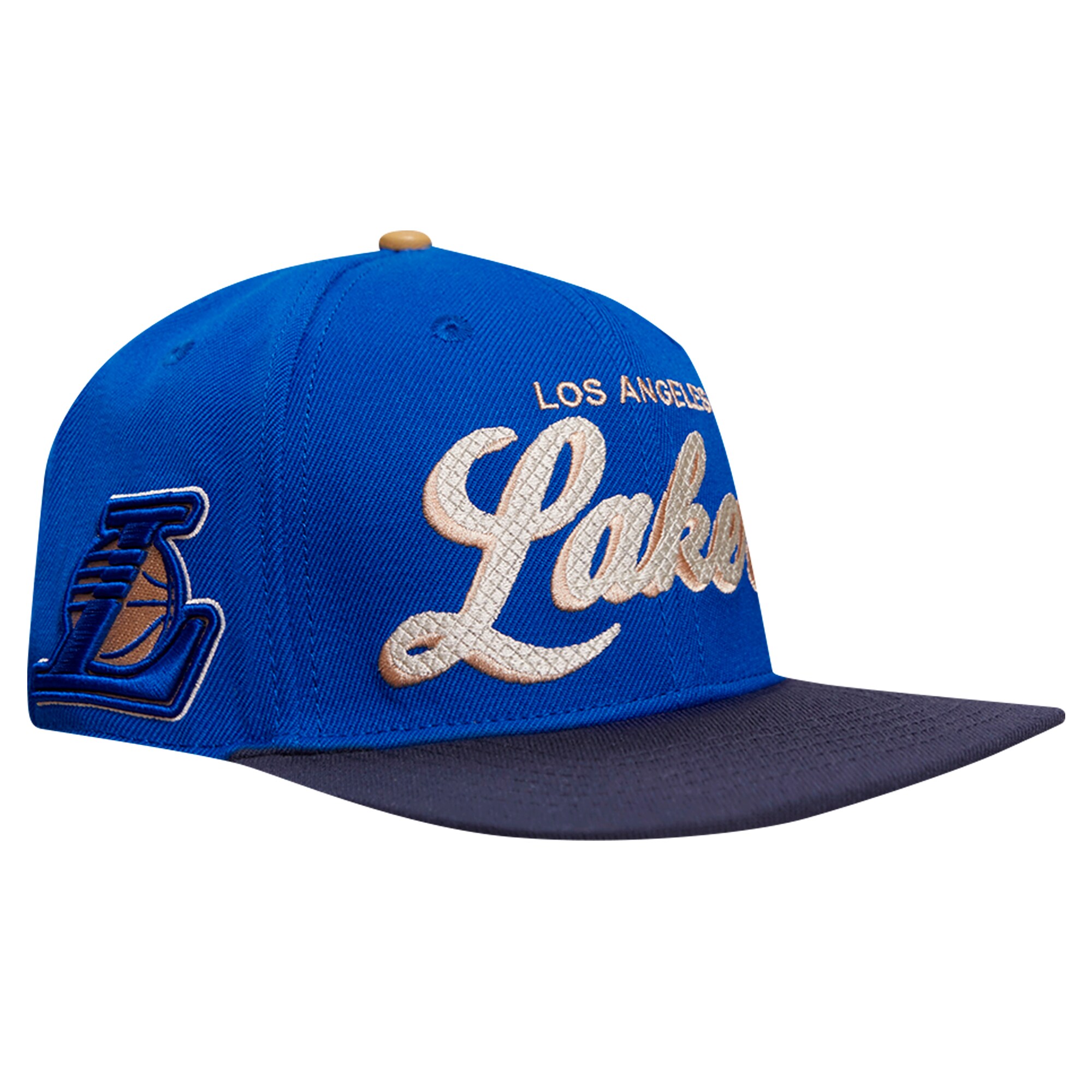Official Los Angeles Lakers mens los angeles lakers pro standard bluenavy legacy snapback hat | Lakers Shop