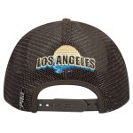 Official Los Angeles Lakers mens los angeles lakers pro standard creambrown glint sunset snapback hat | Lakers Shop