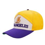 Official Los Angeles Lakers mens los angeles lakers pro standard goldpurple pinch chevron adjustable hat | Lakers Shop