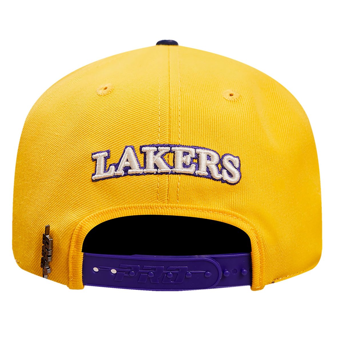 Official Los Angeles Lakers mens los angeles lakers pro standard goldpurple pinch chevron adjustable hat | Lakers Shop