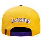 Official Los Angeles Lakers mens los angeles lakers pro standard goldpurple pinch chevron adjustable hat | Lakers Shop