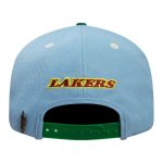 Official Los Angeles Lakers mens los angeles lakers pro standard light bluegreen retro program 2-tone snapback hat | Lakers Shop