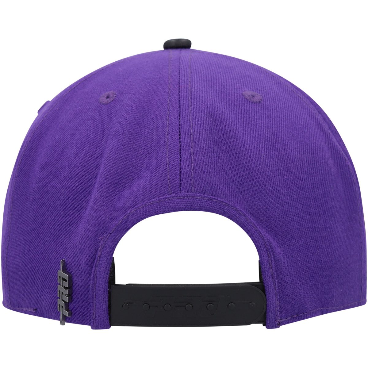Official Los Angeles Lakers mens los angeles lakers pro standard purpleblack heritage leather patch snapback hat | Lakers Shop