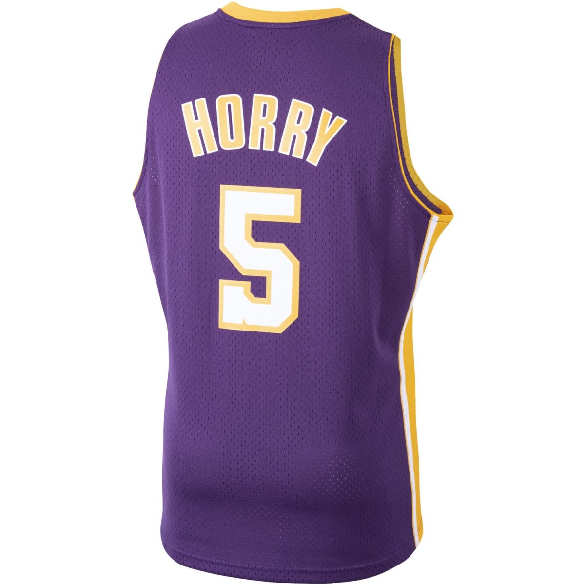 Official Los Angeles Lakers mens los angeles lakers robert horry mitchell  ness purple 199900 hardwood classics swingman jersey | Lakers Shop