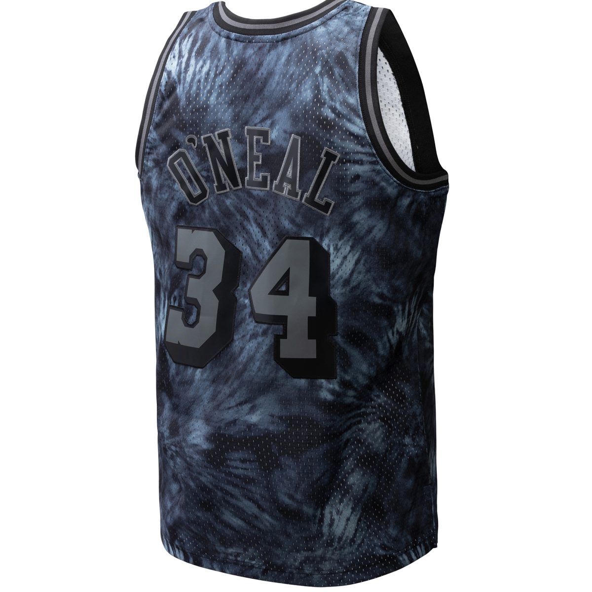 Official Los Angeles Lakers mens los angeles lakers shaquille oneal mitchell  ness black hardwood classics 199697 tie-dye swingman jersey | Lakers Shop
