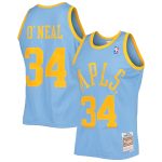 Official Los Angeles Lakers mens los angeles lakers shaquille oneal mitchell  ness powder blue 200102 hardwood classics swingman jersey | Lakers Shop