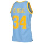 Official Los Angeles Lakers mens los angeles lakers shaquille oneal mitchell  ness powder blue 200102 hardwood classics swingman jersey | Lakers Shop