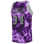 Official Los Angeles Lakers mens los angeles lakers shaquille oneal mitchell  ness purple 199697 galaxy swingman jersey | Lakers Shop
