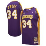 Official Los Angeles Lakers mens los angeles lakers shaquille oneal mitchell  ness purple 2000 nba all-star game authentic jersey | Lakers Shop