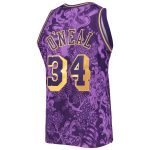 Official Los Angeles Lakers mens los angeles lakers shaquille oneal mitchell  ness purple hardwood classics 199697 lunar new year swingman jersey | Lakers Shop