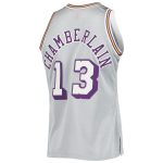 Official Los Angeles Lakers mens los angeles lakers wilt chamberlain silver mitchell  ness 75th anniversary 197172 hardwood classics swingman jersey | Lakers Shop