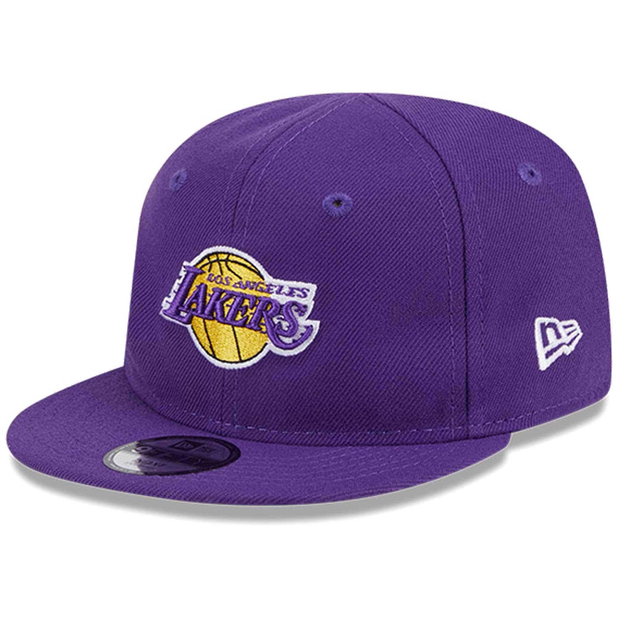 Official Los Angeles Lakers newborn  infant los angeles lakers new era purple my first 9fifty adjustable hat | Lakers Shop