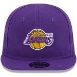 Official Los Angeles Lakers newborn  infant los angeles lakers new era purple my first 9fifty adjustable hat | Lakers Shop