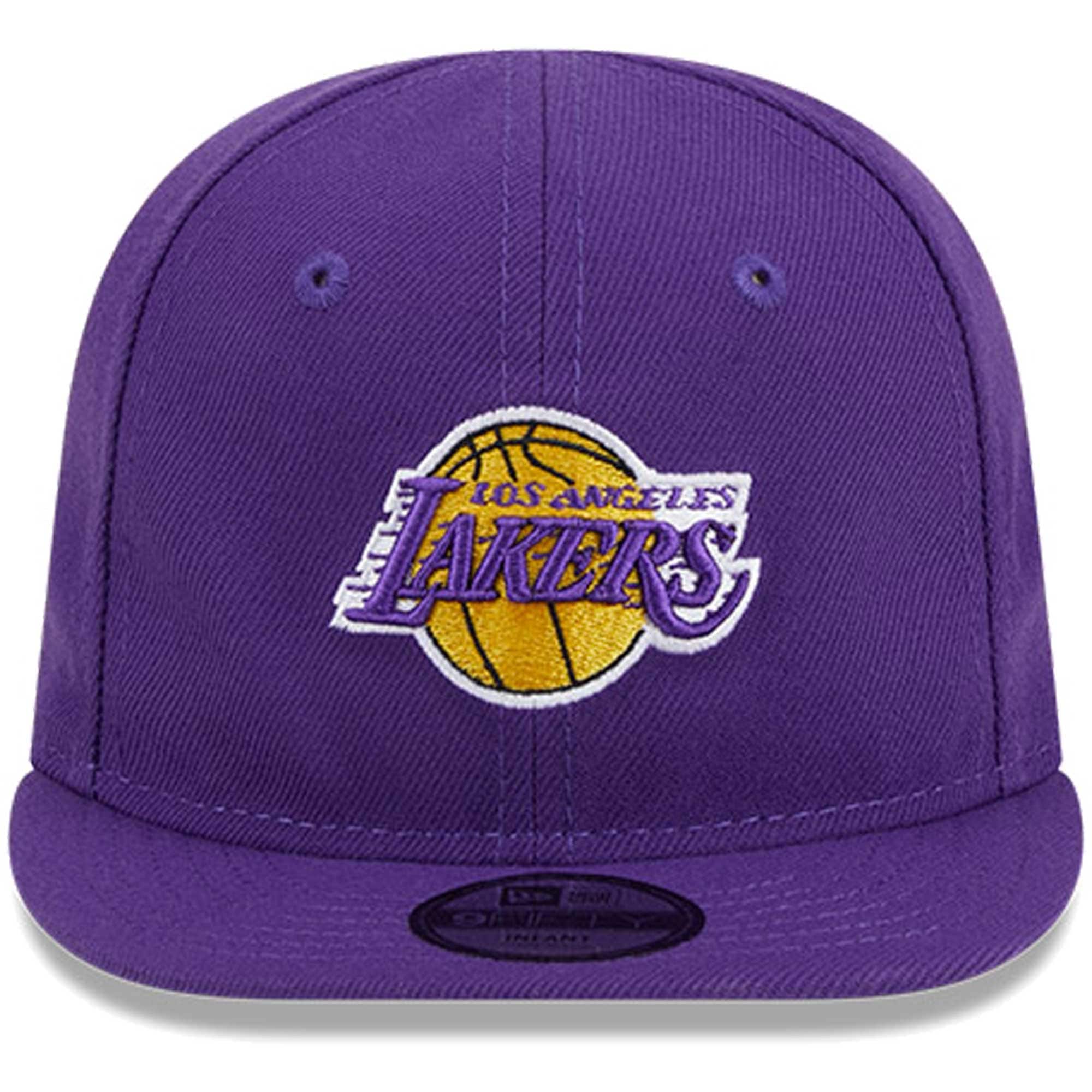 Official Los Angeles Lakers newborn  infant los angeles lakers new era purple my first 9fifty adjustable hat | Lakers Shop