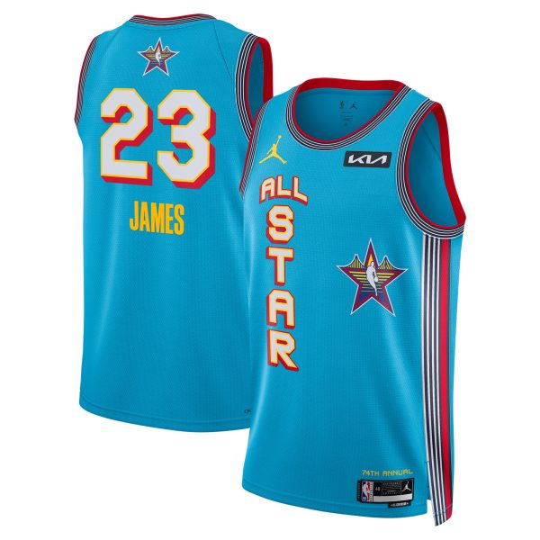 Official Los Angeles Lakers unisex lebron james jordan brand light blue 2025 nba all-star game swingman player jersey | Lakers Shop