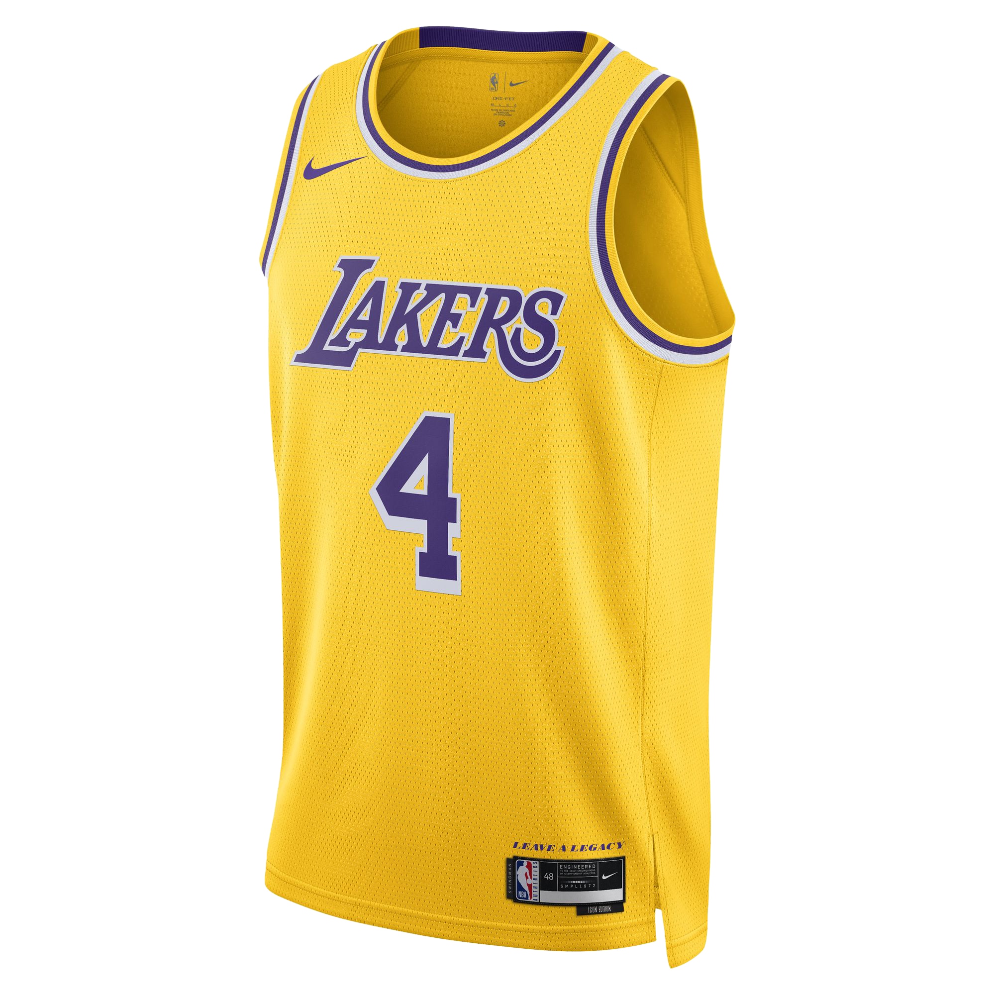 Official Los Angeles Lakers unisex los angeles lakers dalton knecht nike gold swingman jersey | Lakers Shop