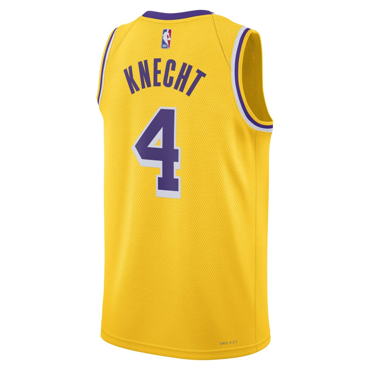 Official Los Angeles Lakers unisex los angeles lakers dalton knecht nike gold swingman jersey | Lakers Shop