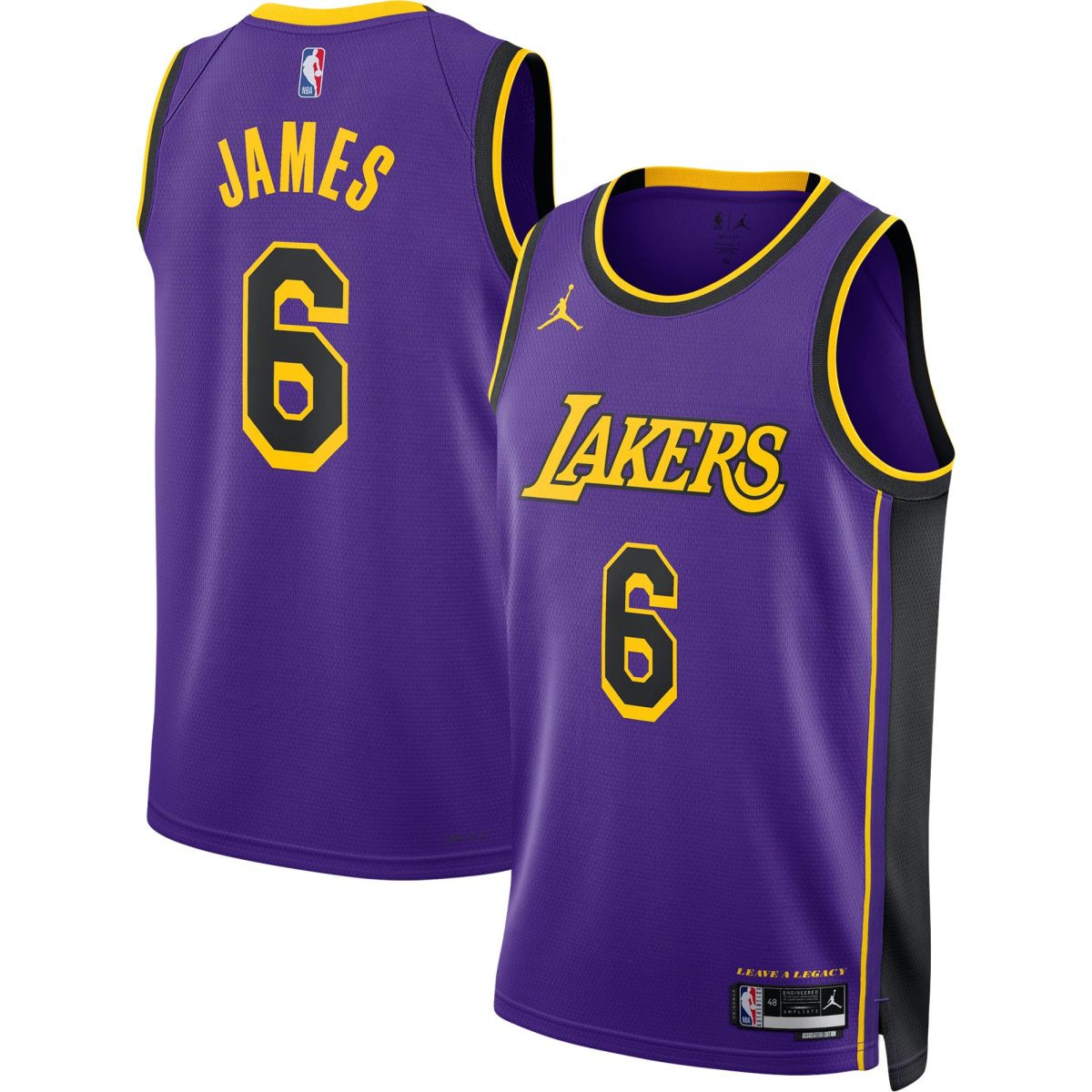 Official Los Angeles Lakers unisex los angeles lakers lebron james jordan brand purple swingman jersey – statement edition | Lakers Shop