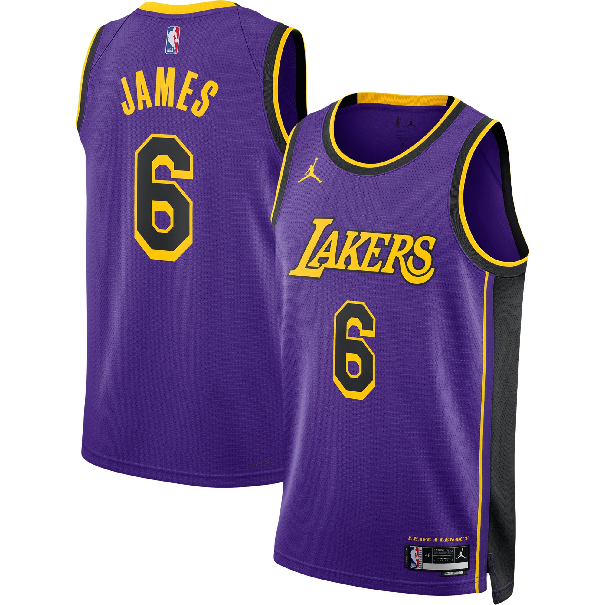 Official Los Angeles Lakers unisex los angeles lakers lebron james jordan brand purple swingman jersey – statement edition | Lakers Shop