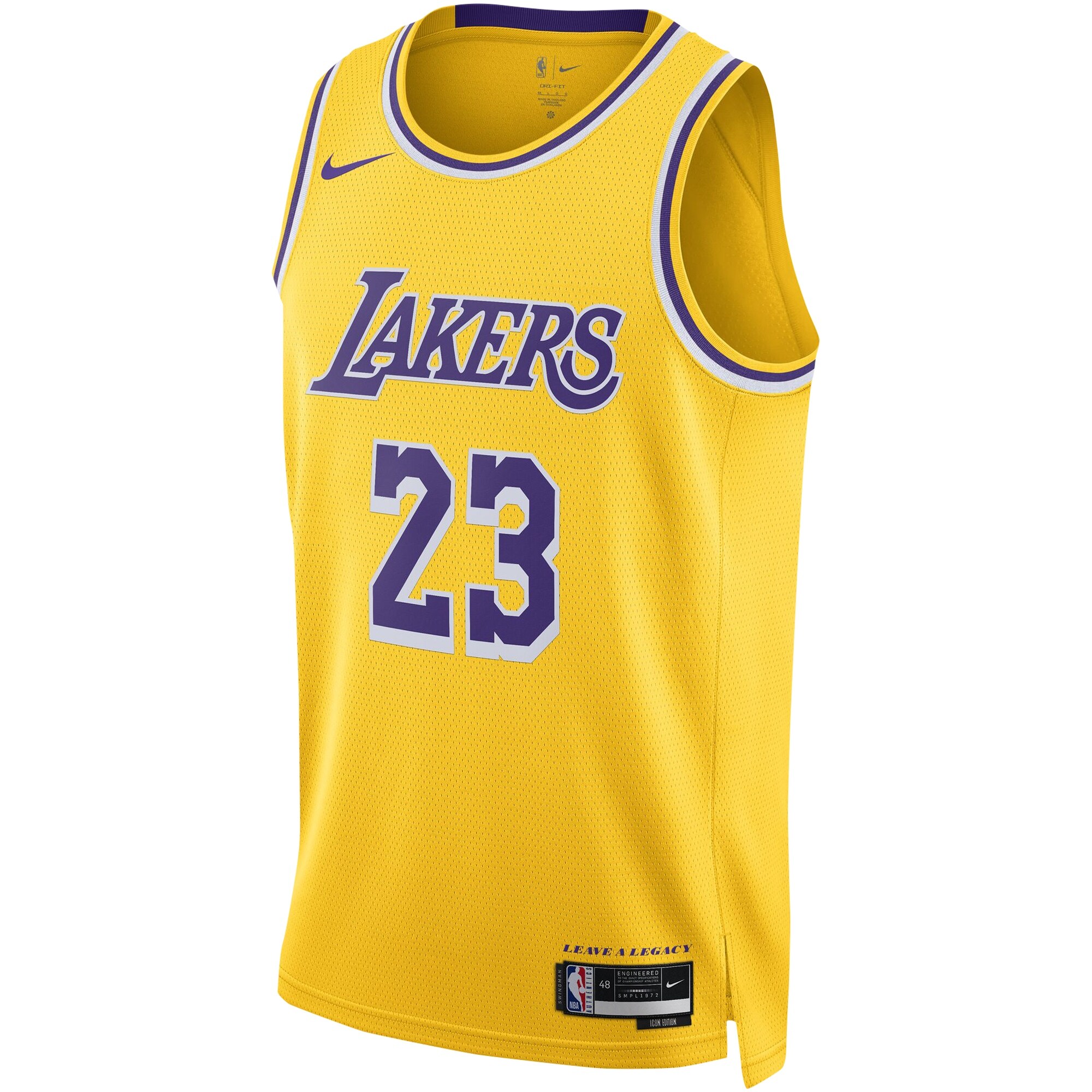Official Los Angeles Lakers unisex los angeles lakers lebron james nike gold swingman jersey – icon edition | Lakers Shop