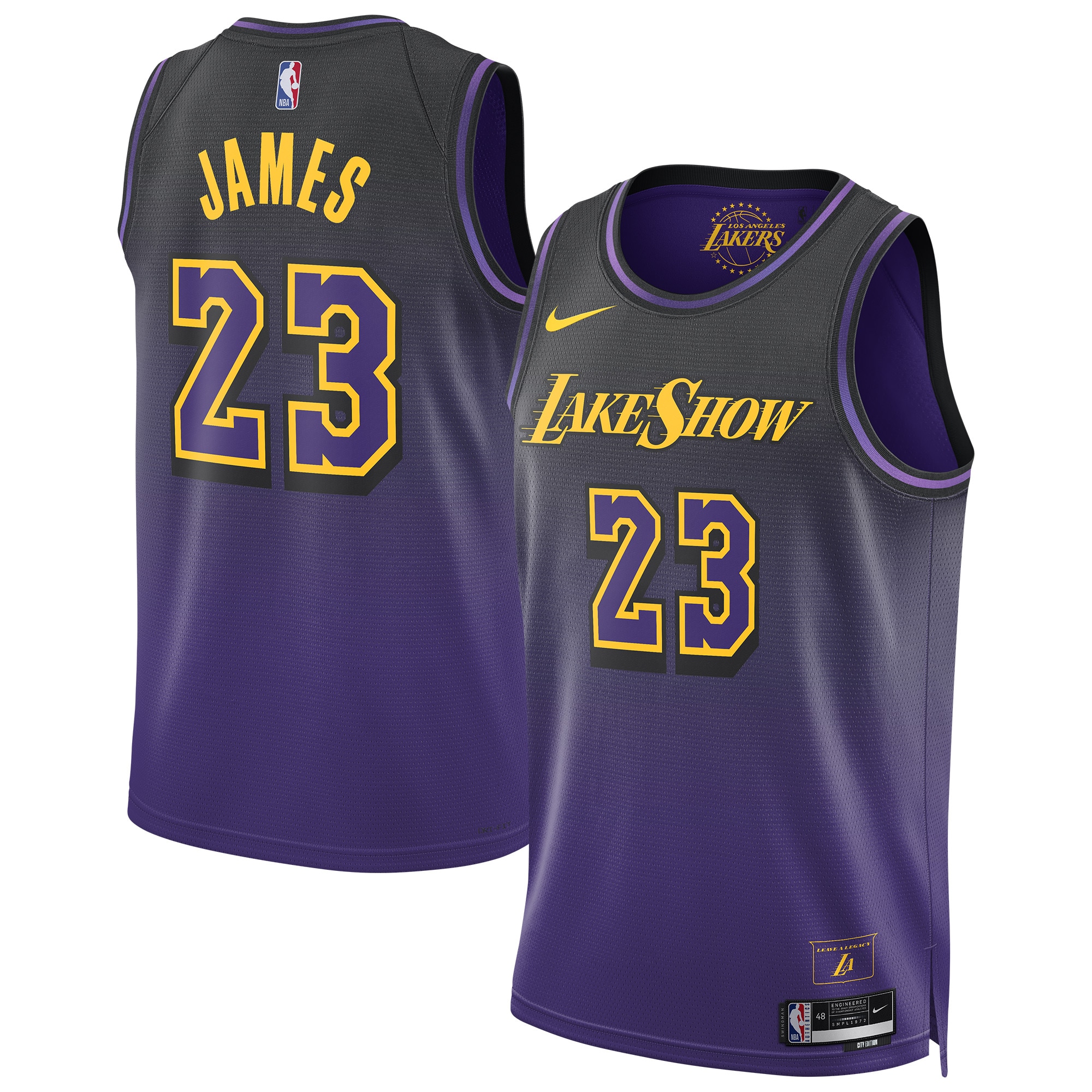 Official Los Angeles Lakers unisex los angeles lakers lebron james nike purple 202425 swingman player jersey – city edition | Lakers Shop