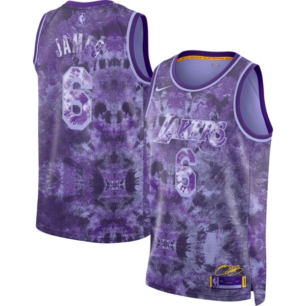 Official Los Angeles Lakers unisex los angeles lakers lebron james nike purple select series swingman jersey | Lakers Shop