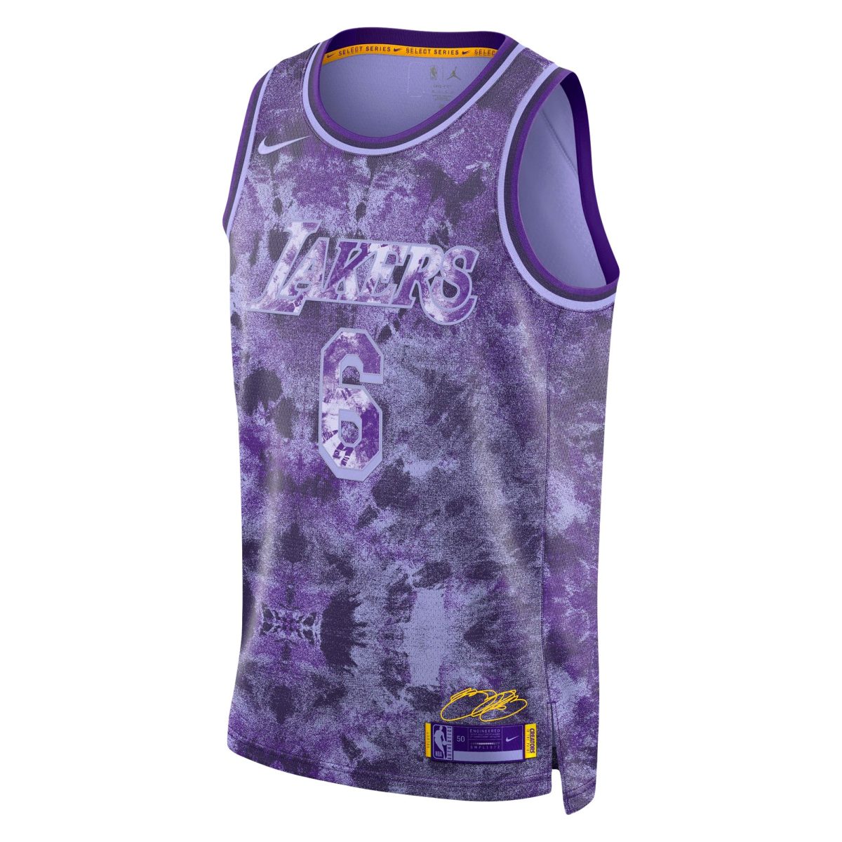Official Los Angeles Lakers unisex los angeles lakers lebron james nike purple select series swingman jersey | Lakers Shop